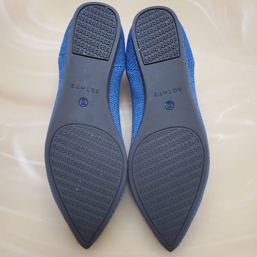 Rothy's The Point Blue Lapis Python Snake Print W… - image 8